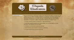 Desktop Screenshot of magnoliawoodturners.org